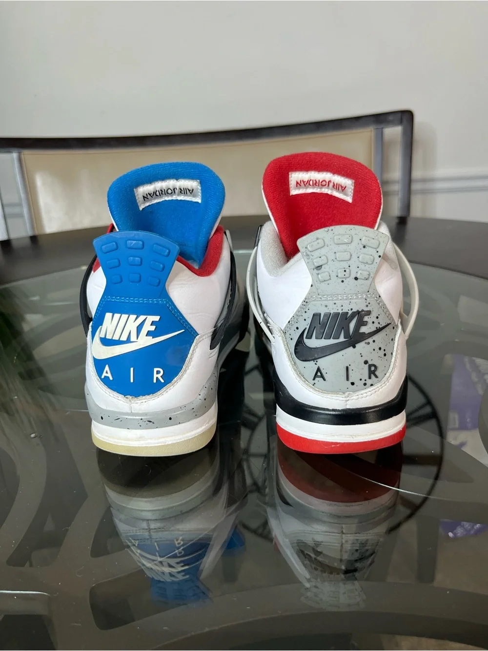 Nike Air Jordan 4 Retro SE What The 2019 Mid Top Sneakers Sz 9